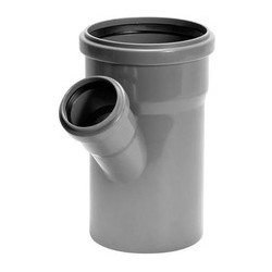 Trójnik redukcyjny PCV szary 87° FI 75x50